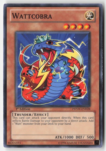Yugioh wattcobra phsw en028 - yugioh,